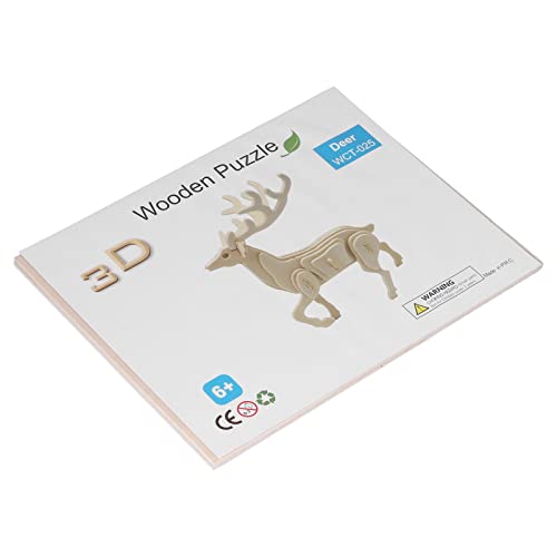 3D-Holzpuzzles, 3D-Puzzle-Tiere, Bundle-Set, 3D-Puzzles für Erwachsene, Aufklärungs-Denksportaufgaben, Pädagogisches STEM-Spielzeug für Erwachsene Männer (#4) von Cosiki