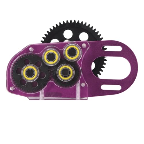 Cosiki 2Low-Getriebe, RC-Car-Getriebe, Stahlgetriebe, RC-Car-Zubehör für die Reparatur von RC-Cars (Purple) von Cosiki