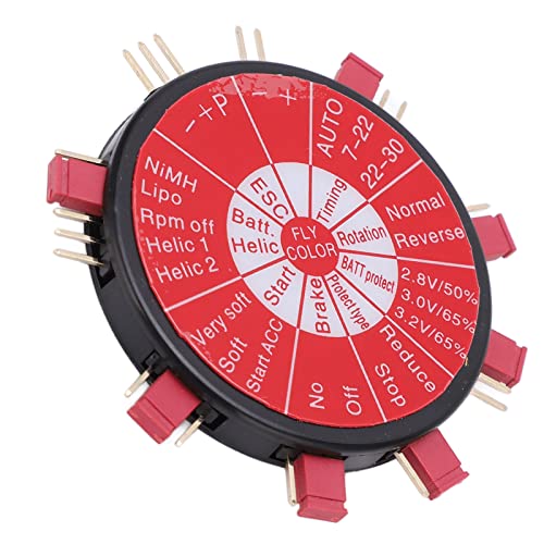 Cosiki Automatische RC-Programmkarte, Geschwindigkeitskontrolle für RC Flugzeug RC ESC von Cosiki