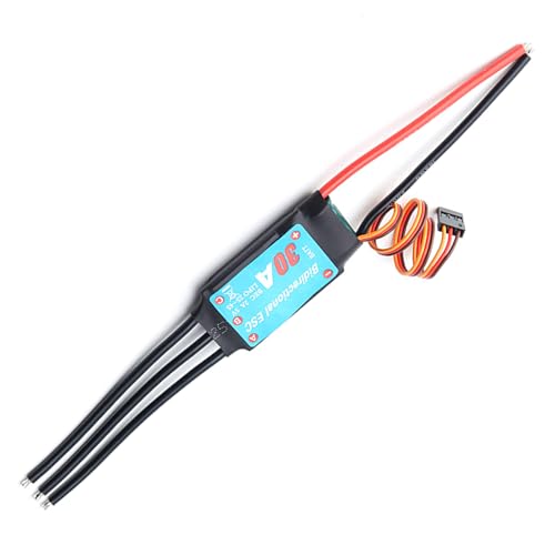 Cosiki Bürstenloser Esc, Bürstenloser Motorcontroller RC Bürstenloser Motor 30A RC Bürstenloser Motor Elektrischer Geschwindigkeitsregler Esc Bürstenloser Motor und Esc für von Cosiki