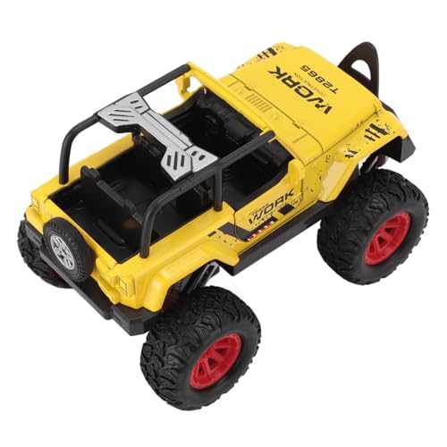 Cosiki Geländewagen-Spielzeug, Geländewagen-Spielzeug, Hohe Simulation, Robuste Struktur, Maßstab 1:32, für den Außenbereich (Yellow) von Cosiki