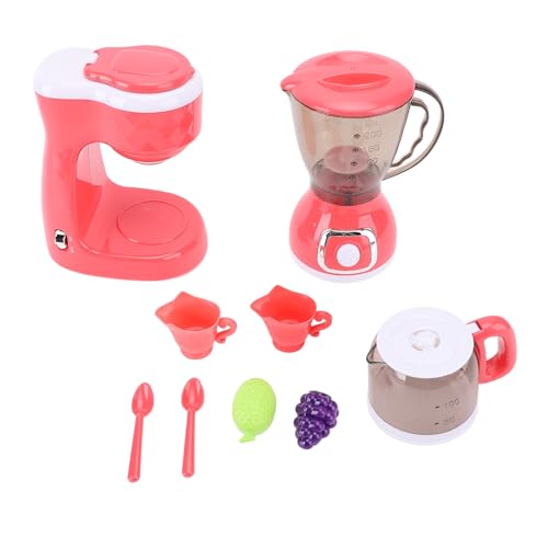 Cosiki Spielzeugküchenzubehör, Kinderkaffee -Spielset mit Kaffeemaschine und Mixer Spielen Küchenzubehör Spielzeug Set Spielzeugmixer für Küchengeräte Spielzeugset Spielzeugset Cosiki Spielzeugküchenzubehör, Kinderkaffee -Spielset mit Kaffeemaschine und Mixer Spielen Küchenzubehör Spielzeug Set Spielzeugmixer für Küchengeräte Spielzeugset Spielzeugset von Cosiki