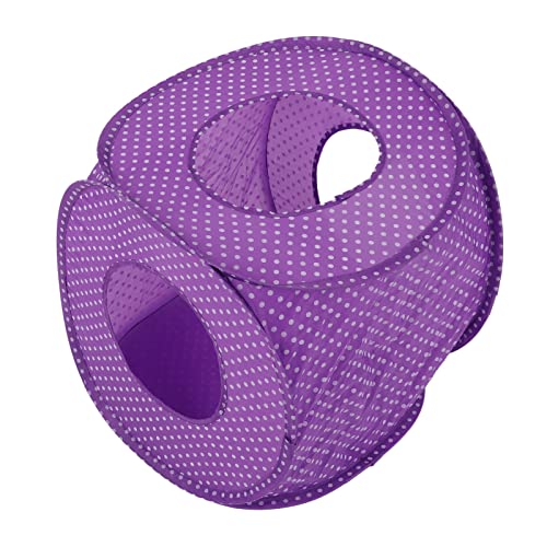 Katzentunnel, Kaninchentunnel, Faltbarer Katzentunnel für den Innenbereich, Katzenwürfel, Hasentunnel, Katzenlabyrinth mit Bällen für Haustier, Welpe, Kätzchen, Kaninchen, von Cosiki
