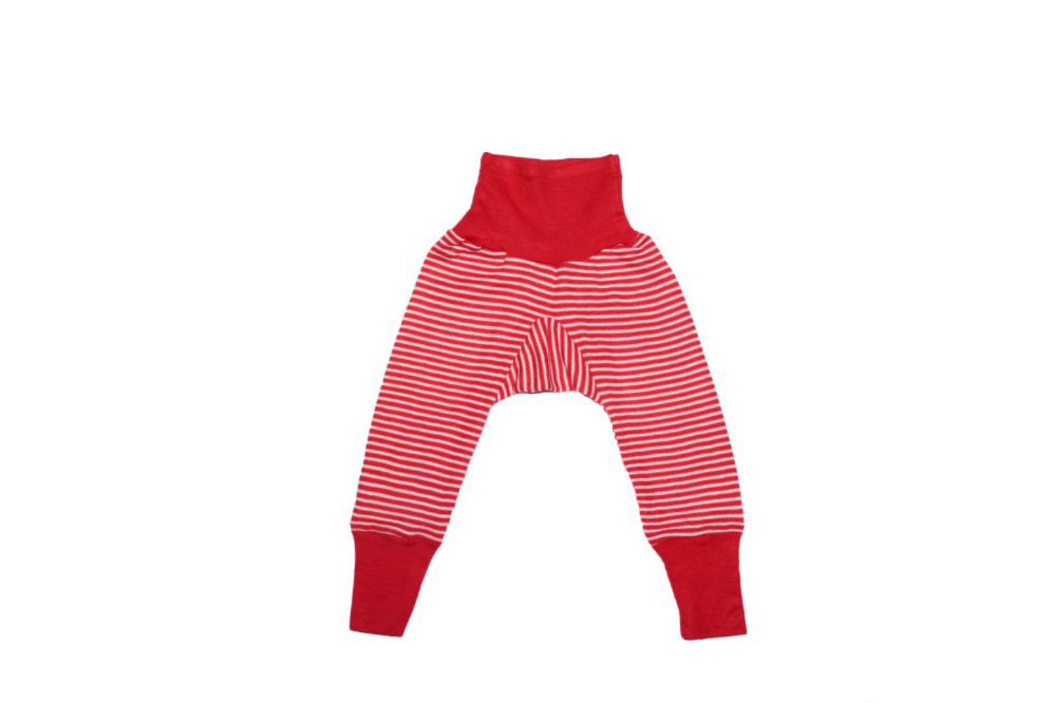 Cosilana Baby-Hose mit Bund aus Wolle/Seide - 50 / 56 124 Rot-Natur gestreift Cosilana Baby-Hose mit Bund aus Wolle/Seide - 50 / 56 124 Rot-Natur gestreift von Cosilana