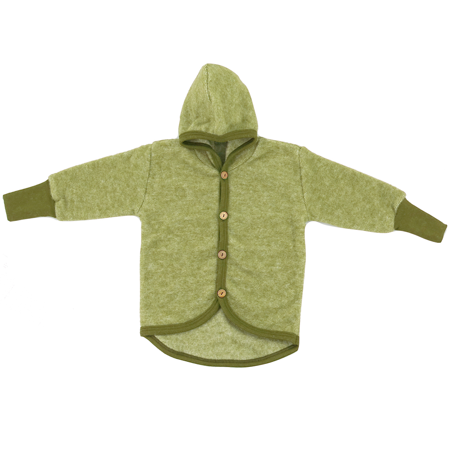 Cosilana Baby-Jacke mit Kapuze aus Woll-/Baumwollfleece - 111 Grün 62 / 68 Cosilana Baby-Jacke mit Kapuze aus Woll-/Baumwollfleece - 111 Grün 62 / 68 von Cosilana