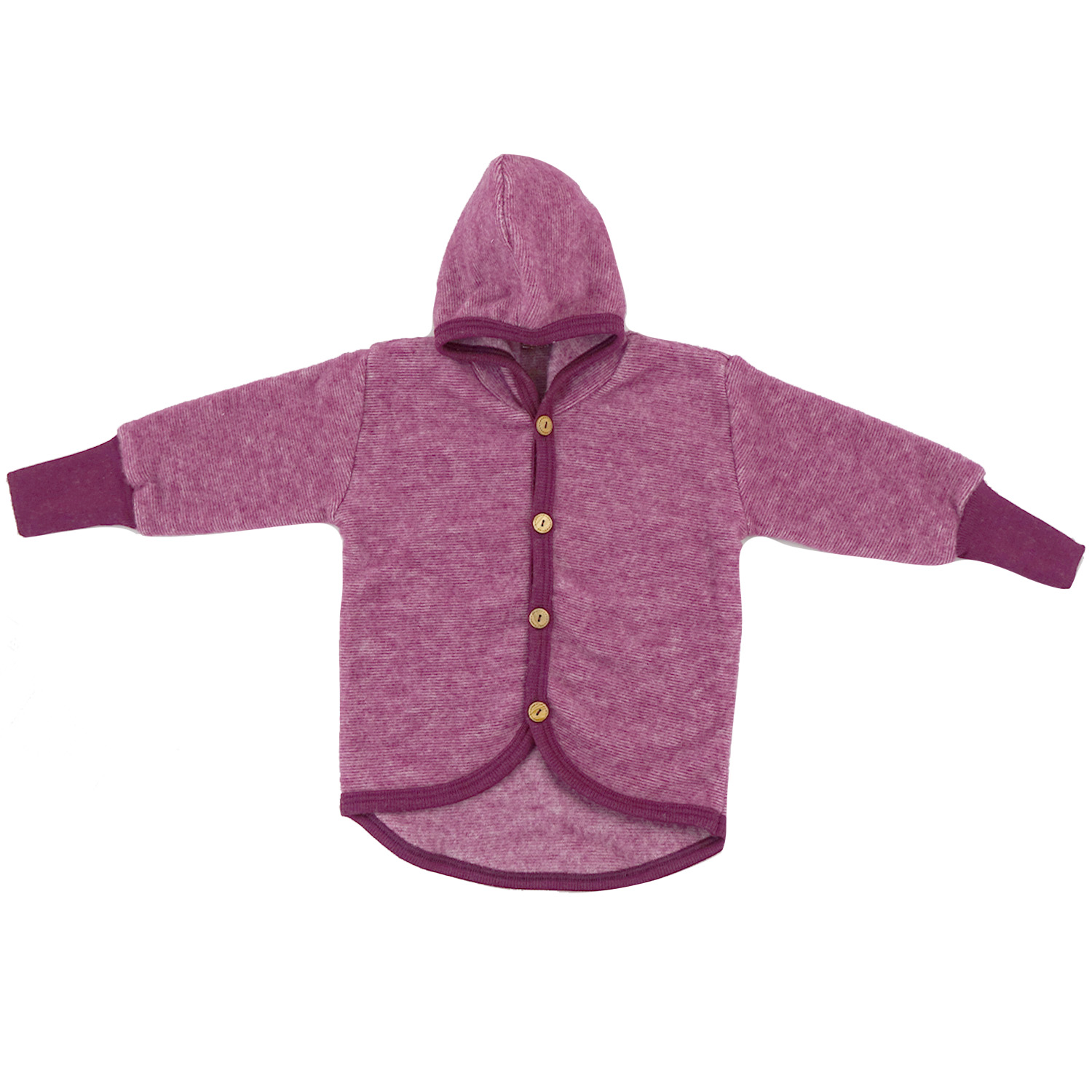 Cosilana Baby-Jacke mit Kapuze aus Woll-/Baumwollfleece - 139 Bordeaux 74 / 80 Cosilana Baby-Jacke mit Kapuze aus Woll-/Baumwollfleece - 139 Bordeaux 74 / 80 von Cosilana