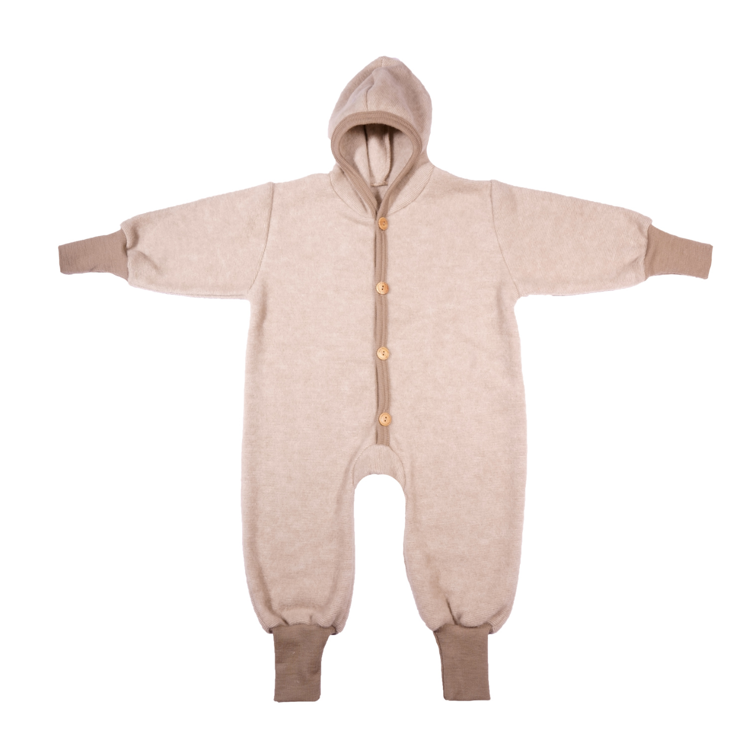 Cosilana Overall mit Bund aus Woll-/Baumwollfleece - 100 Beige 86 / 92 Cosilana Overall mit Bund aus Woll-/Baumwollfleece - 100 Beige 86 / 92 von Cosilana