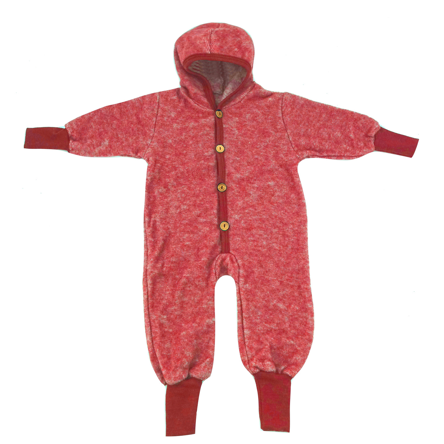 Cosilana Overall mit Bund aus Woll-/Baumwollfleece - 86 / 92 104 Rot Cosilana Overall mit Bund aus Woll-/Baumwollfleece - 86 / 92 104 Rot von Cosilana