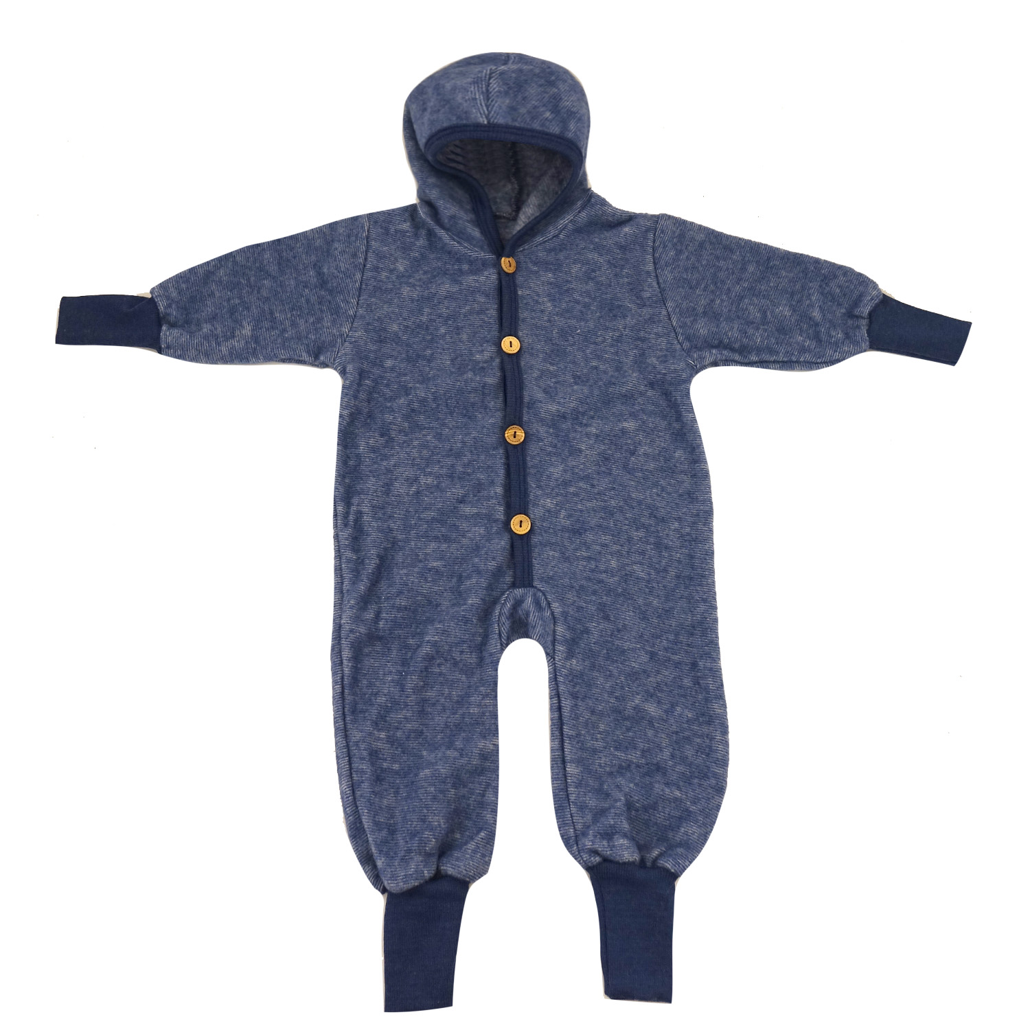 Cosilana Overall mit Bund aus Woll-/Baumwollfleece - 86 / 92 108 Blau Cosilana Overall mit Bund aus Woll-/Baumwollfleece - 86 / 92 108 Blau von Cosilana