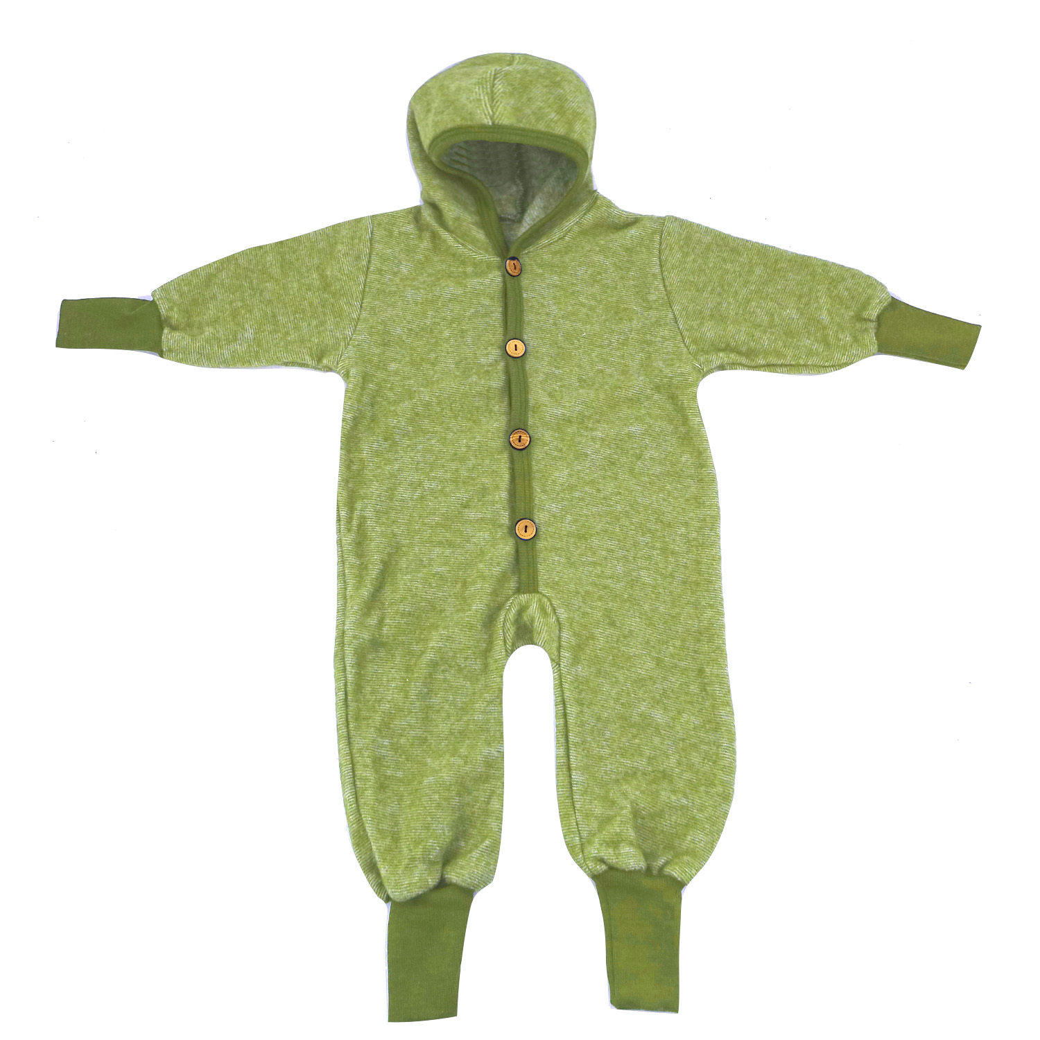 Cosilana Overall mit Bund aus Woll-/Baumwollfleece - 86 / 92 111 Grün Cosilana Overall mit Bund aus Woll-/Baumwollfleece - 86 / 92 111 Grün von Cosilana