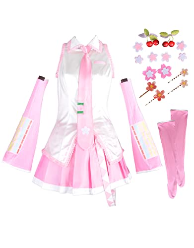 Coskidz Damen Cosplay Kostüm mit Haarnadeln, Grau und Rosa (1X-2X) von Coskidz