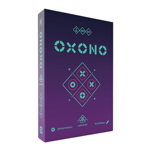 Cosmoludo 3143105 Oxono, Brettspiel, Strategiespiel, 2-Personenspiel, abstraktes Spiel für Erwachsene und Kinder ab 8 Jahren von Cosmoludo