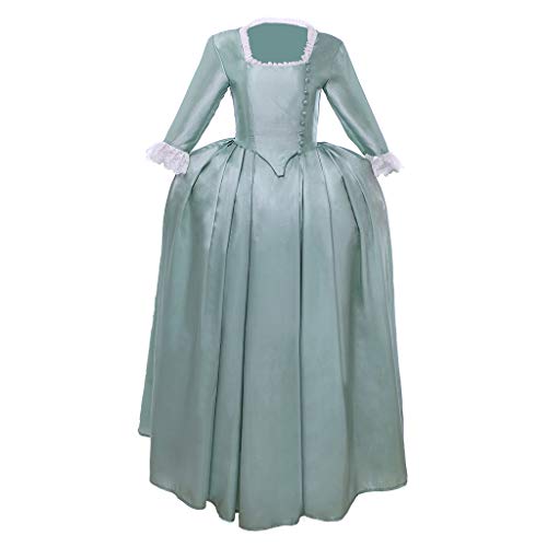 CosplayDiy Musikalisches Hamilton Cosplay Kostüm Angelica Peggy Eliza Schuyler Schwestern Kleid Mädchen Hamilton Kolonial Kleid, Grüne Frauen, X-Large CosplayDiy Musikalisches Hamilton Cosplay Kostüm Angelica Peggy Eliza Schuyler Schwestern Kleid Mädchen Hamilton Kolonial Kleid, Grüne Frauen, X-Large von CosplayDiy