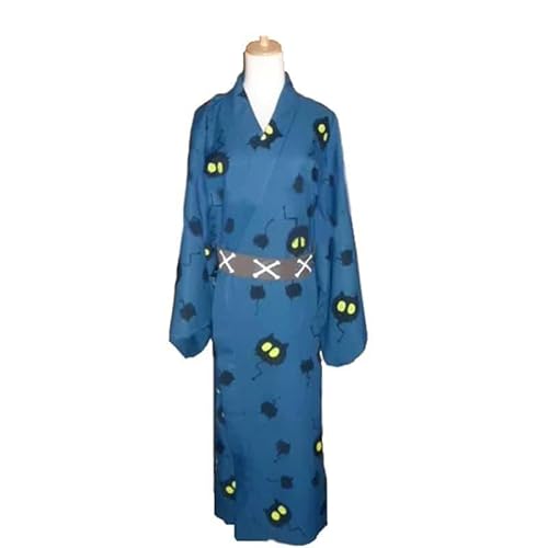 Anime Blue Exorcist/Ao no Exorcist King of Earth Amaimon Cosplay Kostüm printting kimono 11, blue, M, Male von CosplayHero