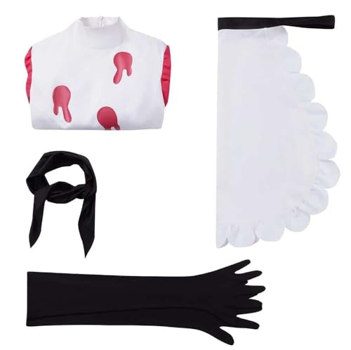 Anime Hazbin Niffty Cosplay Hotel Kostüm Kostüm Fancy Dress Outfits Halloween Carnival Women Maid Suit Niffty Full Set, Suit, XXL von CosplayHero