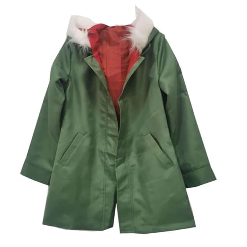 Anime Noragami Yukine Olive Green Hooded Jacket Cosplay Kostüm (Only Coat), Green, L, women size von CosplayHero