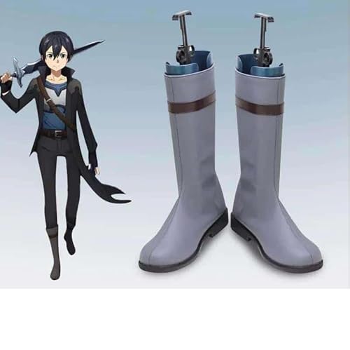 Anime SAO Tozawa Misumi Mito Schuhe Sword Art Online Aria of a Starless Night Yuuki Asuna Cosplay Kirigaya Kazuto Kirito Boots, 04, 35 von CosplayHero