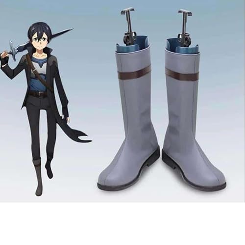 Anime SAO Tozawa Misumi Mito Schuhe Sword Art Online Aria of a Starless Night Yuuki Asuna Cosplay Kirigaya Kazuto Kirito Boots, 04, 36 von CosplayHero