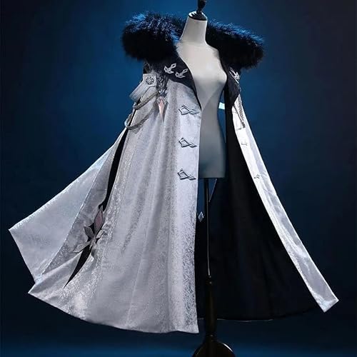 CosplayHero Genshin Impact Fatui Doctor Dottore Colombina Arlecchino Pantalone Tartaglia Cloak Mantel, Damselette Colombina, XXL von CosplayHero