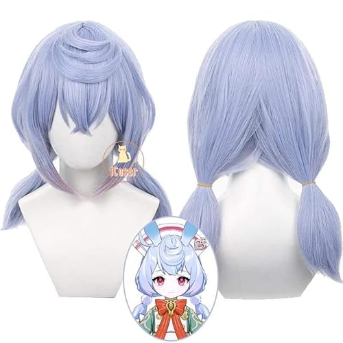 Genshin Impact Sigewinne Cosplay Kostüm Kleid Wig Perücke Bag Fontaine Uniform Lolita Hat Tail fortress of Meropide für Damen, Wig Only, S von CosplayHero