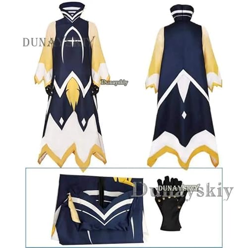 Hazbin Adam Cosplay Anime Hotel Man First Angel Halo Clothes Maske Cosplay Kostüm Suit Cos Adult Herren Kostüm, C2, L von CosplayHero