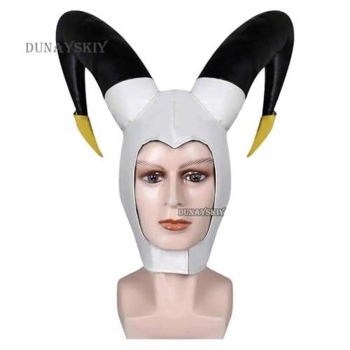 Hazbin Adam Cosplay Anime Hotel Man First Angel Halo Clothes Maske Cosplay Kostüm Suit Cos Adult Herren Kostüm, Hat only 1, L von CosplayHero