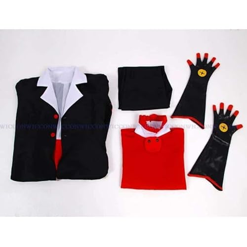 Hazbin Cosplay Hotel Blitzo Uniform Blitzo Cosplay Kostüm Blitzo Black Tailcoat Men Women Halloween Party Kostüm Full Set, Women, XL von CosplayHero