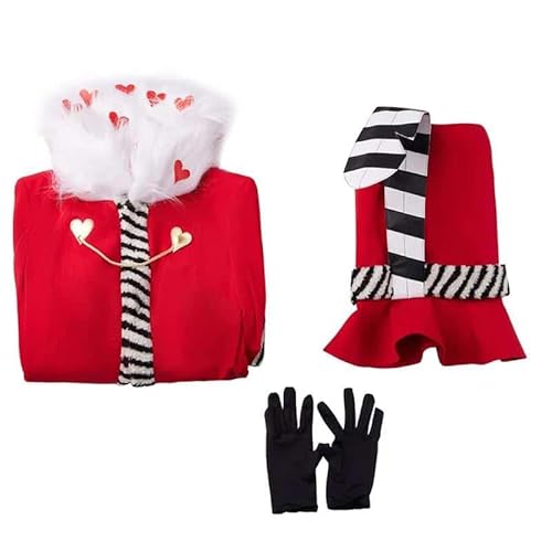 Hazbin Cosplay Hotel Valentino Kostüm Fancy Dress Outfit Halloween Carnival Christmas Kostüms Red Suit Anime Cosplay, Female, M von CosplayHero