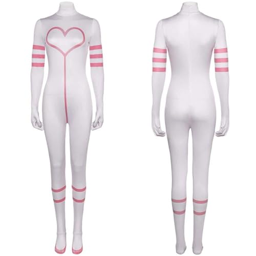 Hazzbin Cosplay Hotel Angel Dust Cosplay Fantasia Kostüm Disguise für Adult Damen Jumpsuit Clothes, Female, XL von CosplayHero