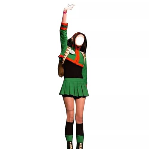 Hunter X Hunter Gon Freecss Cosplay Kostüms Female Style Halloween, Green, S, women size von CosplayHero