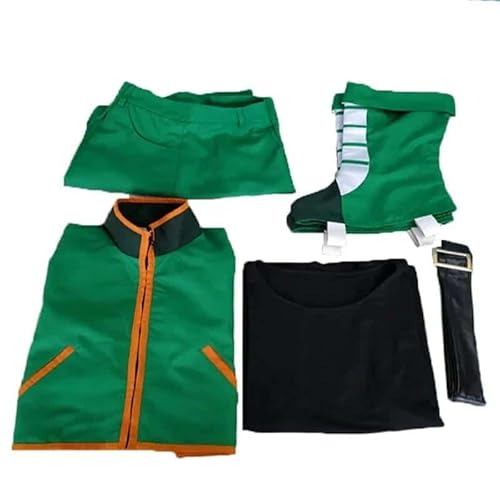 Hunter X Hunter Gon Freecss Cosplay Kostüms with Shoe Covers Full Set for Party Customized Halloween Suit for Adult, Female full set, L von CosplayHero