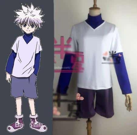 Hunter X Hunter Killua Zoldyck Cosplay Kostüm 11, Gray, XL, Male von CosplayHero