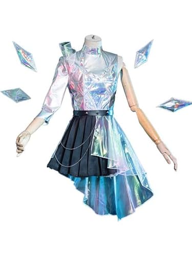 LOL Game Seraphine Cosplay Kostüm, Costumes and Wing, XL von CosplayHero