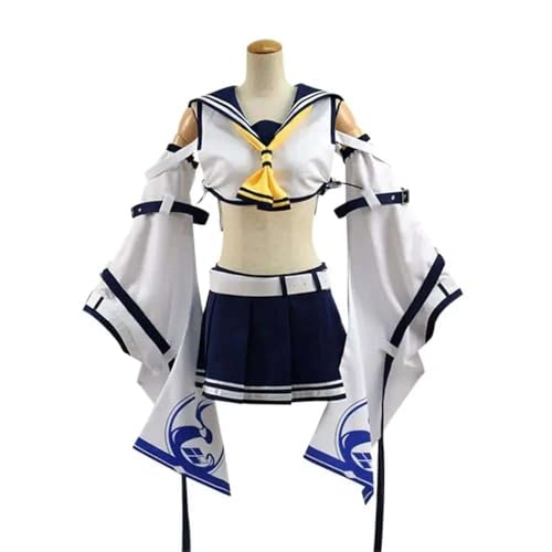 Unisex Anime Cos Azur Lane IJN Ayanami Cosplay Kostüms Outfit Halloween Christmas Uniform Suits, Female, L von CosplayHero