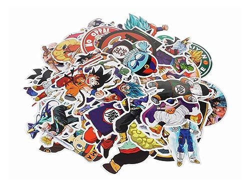 CosplayStudio Son Goku Vinyl Sticker Set mit 100 Stück Aufkleber von CosplayStudio