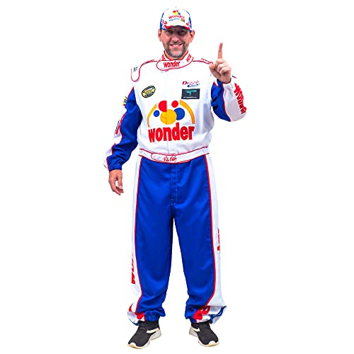 Costume Agent Ricky Bobby Driver Deluxe Jumpsuit für Erwachsene, Unisex, Halloween, Cosplay-Kostüm von Costume Agent