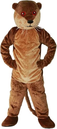 Costume Shine Biber biber.-Maskottchenkostüm für Erwachsene – Anpassbarer, leichter Ganzkörper-Plüschanzug mit Kühlgebläse und Eisweste Costume Shine Biber biber.-Maskottchenkostüm für Erwachsene – Anpassbarer, leichter Ganzkörper-Plüschanzug mit Kühlgebläse und Eisweste von Costume Shine