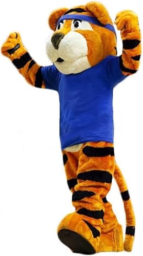 Costume Shine Die stunde der tiger-schule.-Maskottchenkostüm für Erwachsene – Anpassbarer, leichter Ganzkörper-Plüschanzug mit Kühlgebläse und Eisweste Costume Shine Die stunde der tiger-schule.-Maskottchenkostüm für Erwachsene – Anpassbarer, leichter Ganzkörper-Plüschanzug mit Kühlgebläse und Eisweste von Costume Shine