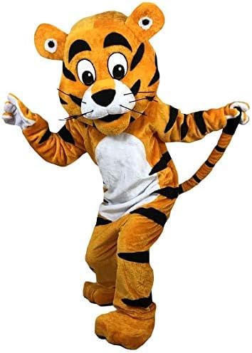 Costume Shine Ein neuer orange tiger.-Maskottchenkostüm für Erwachsene – Anpassbarer, leichter Ganzkörper-Plüschanzug mit Kühlgebläse und Eisweste Costume Shine Ein neuer orange tiger.-Maskottchenkostüm für Erwachsene – Anpassbarer, leichter Ganzkörper-Plüschanzug mit Kühlgebläse und Eisweste von Costume Shine