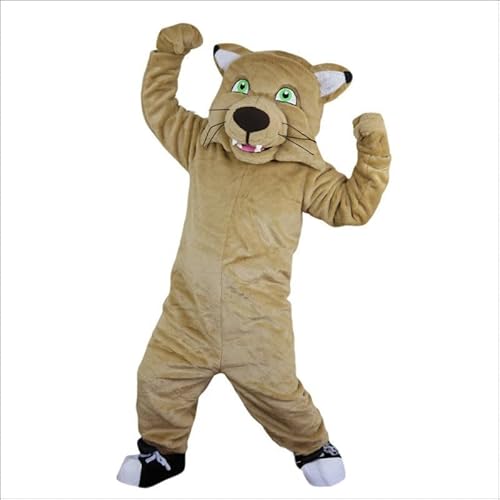 Costume Shine Ein schnurrbart-Maskottchenkostüm für Erwachsene – Anpassbarer, leichter Ganzkörper-Plüschanzug mit Kühlgebläse und Eisweste Costume Shine Ein schnurrbart-Maskottchenkostüm für Erwachsene – Anpassbarer, leichter Ganzkörper-Plüschanzug mit Kühlgebläse und Eisweste von Costume Shine