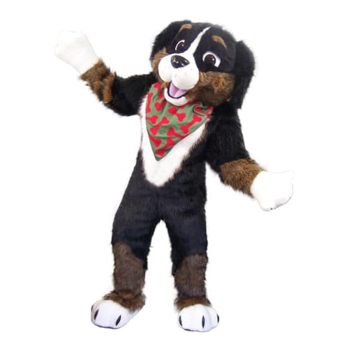 Costume Shine Gewinnende hunde.-Maskottchenkostüm für Erwachsene – Anpassbarer, leichter Ganzkörper-Plüschanzug mit Kühlgebläse und Eisweste Costume Shine Gewinnende hunde.-Maskottchenkostüm für Erwachsene – Anpassbarer, leichter Ganzkörper-Plüschanzug mit Kühlgebläse und Eisweste von Costume Shine