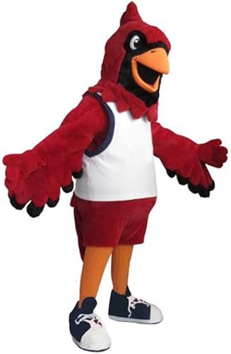 Costume Shine Kardinal bird-Maskottchenkostüm für Erwachsene – Anpassbarer, leichter Ganzkörper-Plüschanzug mit Kühlgebläse und Eisweste Costume Shine Kardinal bird-Maskottchenkostüm für Erwachsene – Anpassbarer, leichter Ganzkörper-Plüschanzug mit Kühlgebläse und Eisweste von Costume Shine