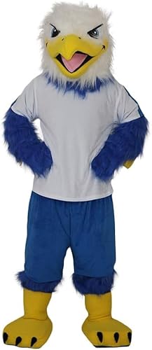 Costume Shine Weißer Adler-Maskottchenkostüm für Erwachsene – Anpassbarer, leichter Ganzkörper-Plüschanzug mit Kühlgebläse und Eisweste Costume Shine Weißer Adler-Maskottchenkostüm für Erwachsene – Anpassbarer, leichter Ganzkörper-Plüschanzug mit Kühlgebläse und Eisweste von Costume Shine