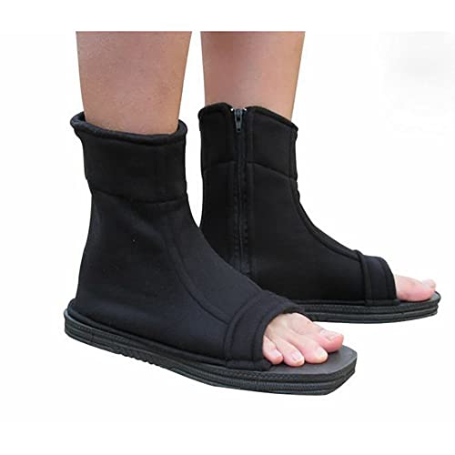 Costyle Ninja Shoes Cosplay Unisex Tabi Stiefel 44, Schwarz von Costyle