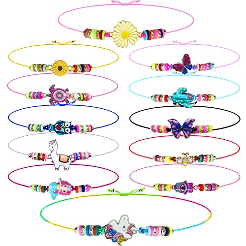 Cosysparks Bunt freundschaftsarmband kinder, 12 Stück freundschaftsarmband mädchen verstellbare handgefertigte geflochtene Armbänder süßes Tier kinderarmband mädchen für Partytüten Cosysparks Bunt freundschaftsarmband kinder, 12 Stück freundschaftsarmband mädchen verstellbare handgefertigte geflochtene Armbänder süßes Tier kinderarmband mädchen für Partytüten von Cosysparks