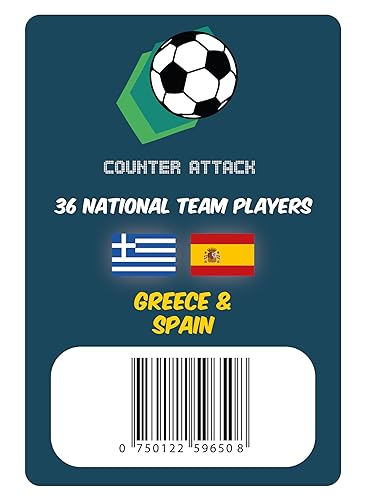 Counter Attack Player Cards: Greece and Spain von Counter Attack the football strategy game