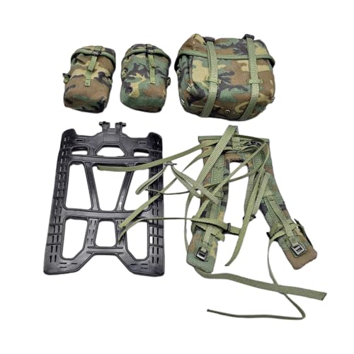 Courtieyeardceastea 1:6 Soldat Soldier Jungle Harness Tragetasche für 30,5 cm große männliche Actionfiguren, komplettes Set von Courtieyeardceastea