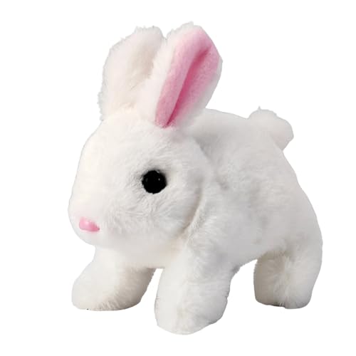 Bunny Mein Realistisches Kaninchen, Hasen Kuscheltier Für Kaninchen, Osterhasen Figuren Plüschtier Für, Bunby - Mein Realistisches Kaninchen-, Easter Rabbit Plush Toy (B-A, One Size) von Covermason