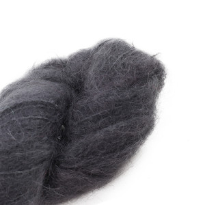 Cowgirlblues Fluffy Mohair Unicolor 02 Charcoal von Cowgirlblues