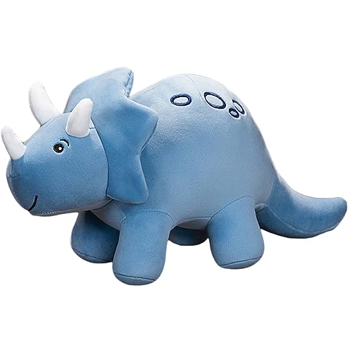 Cpoeof Dinosaurier Plüschtiere Stofftier Dinosaurier Plüsch Spielzeug, Niedliche Triceratops Dino Plüsch Puppe Geburtstagsgeschenke Stuffed Animal Plush Doll (Triceratops) von Cpoeof